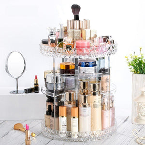 360 Degree Rotating Makeup Organizer