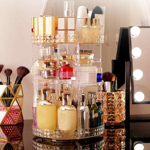 360 Degree Rotating Makeup Organizer