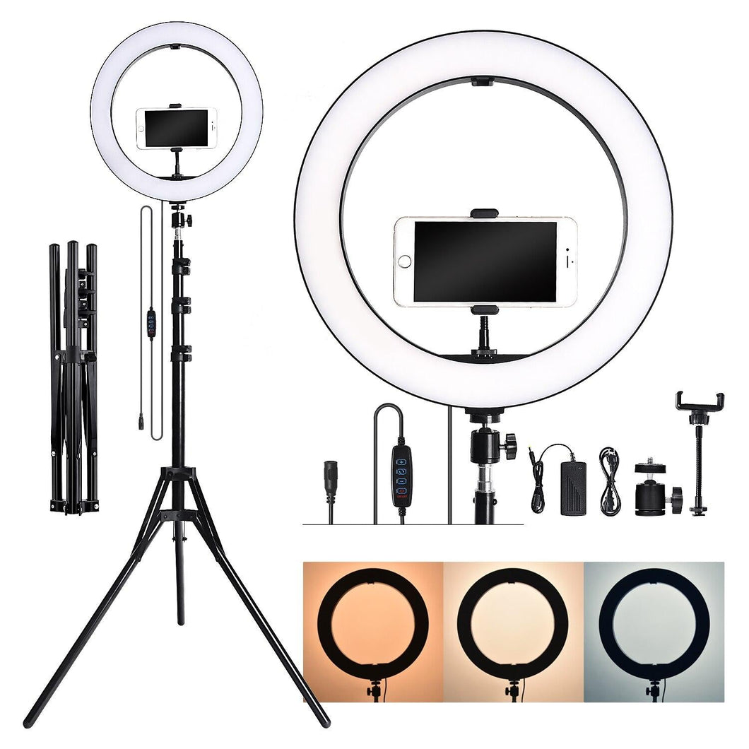 Professional Studio Ring Light Lamp Fill, Mobile Holder 7.5 ft Long for  Photography