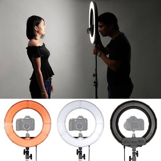 Professional Studio Ring Light Lamp Fill, Mobile Holder 7.5 ft Long for  Photography