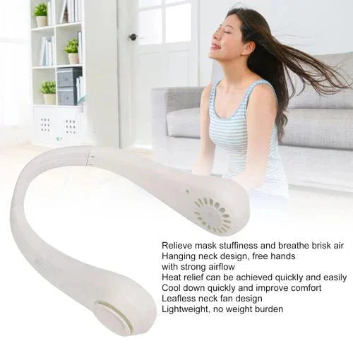 Portable Neck Fan Bladeless & rechargeable USB Cooling Fan