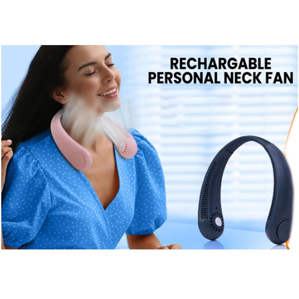 Portable Neck Fan Bladeless & rechargeable USB Cooling Fan